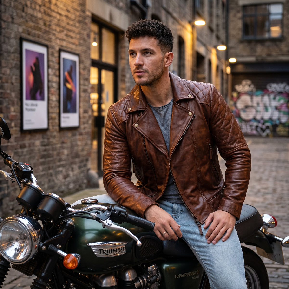 Leather Moto Jacket