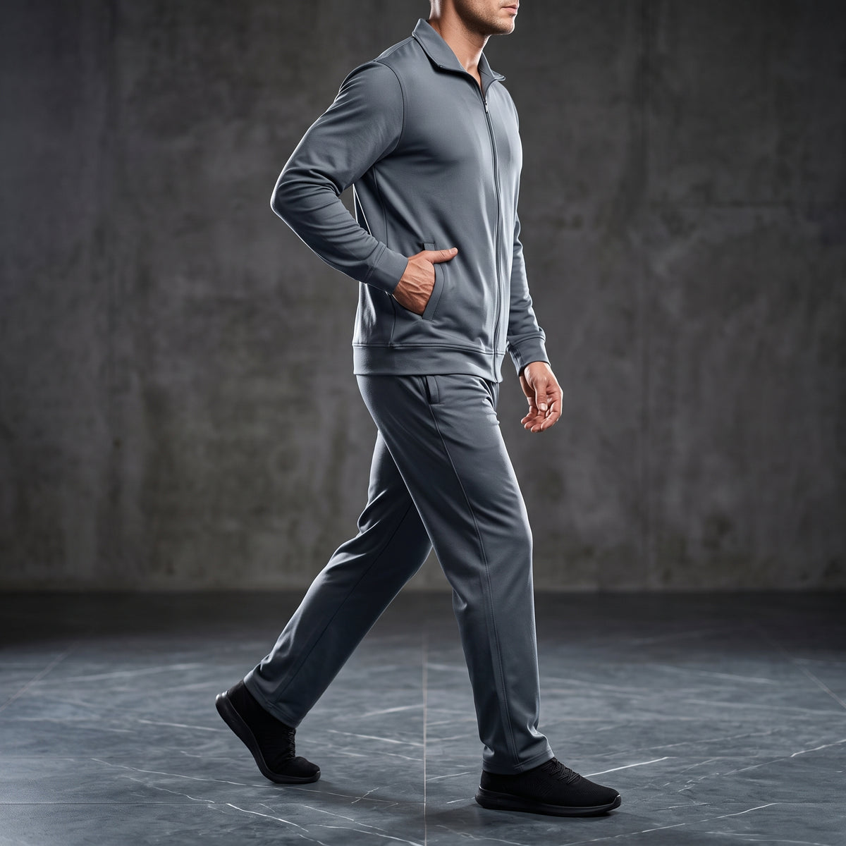 AXIVON Studio Heavyweight Tracksuit Set - Slate Grey