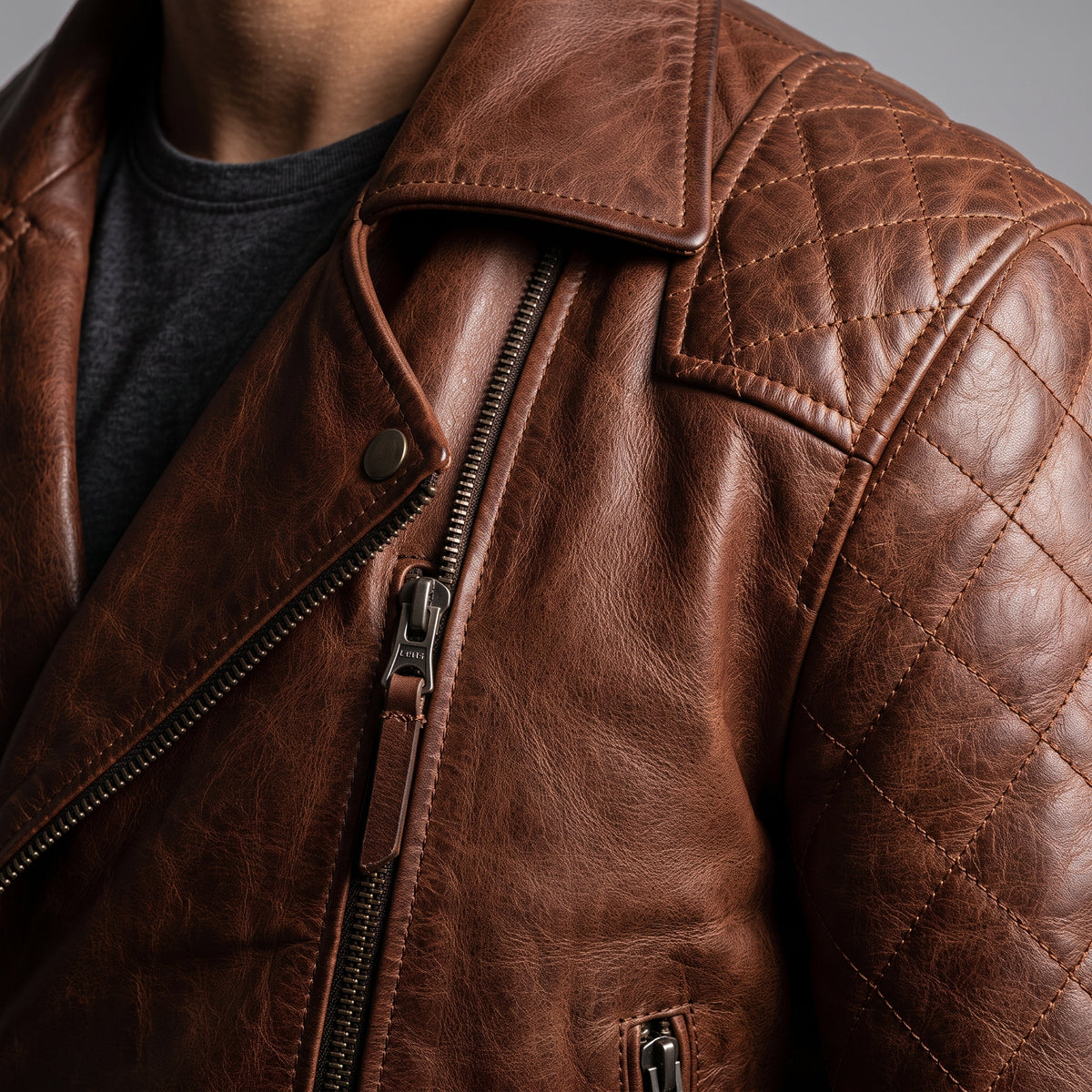Leather Moto Jacket