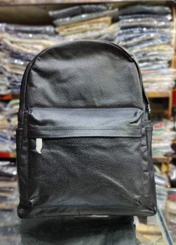 AXIVON Artisan Pebble Leather Backpack - Caramel Tan