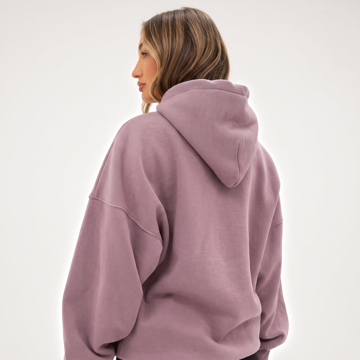 AXIVON Studio Heavyweight Oversized Hoodie - Vintage Mauve